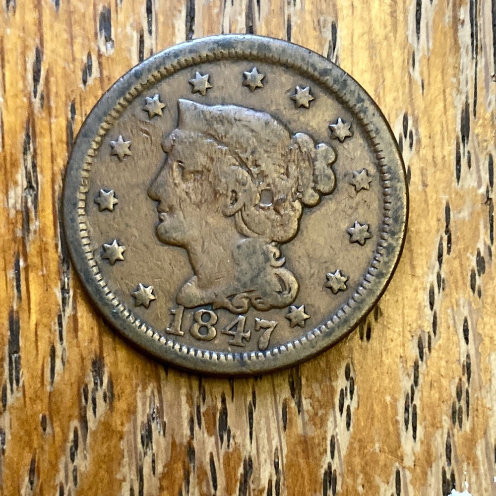 1847 Large Cent